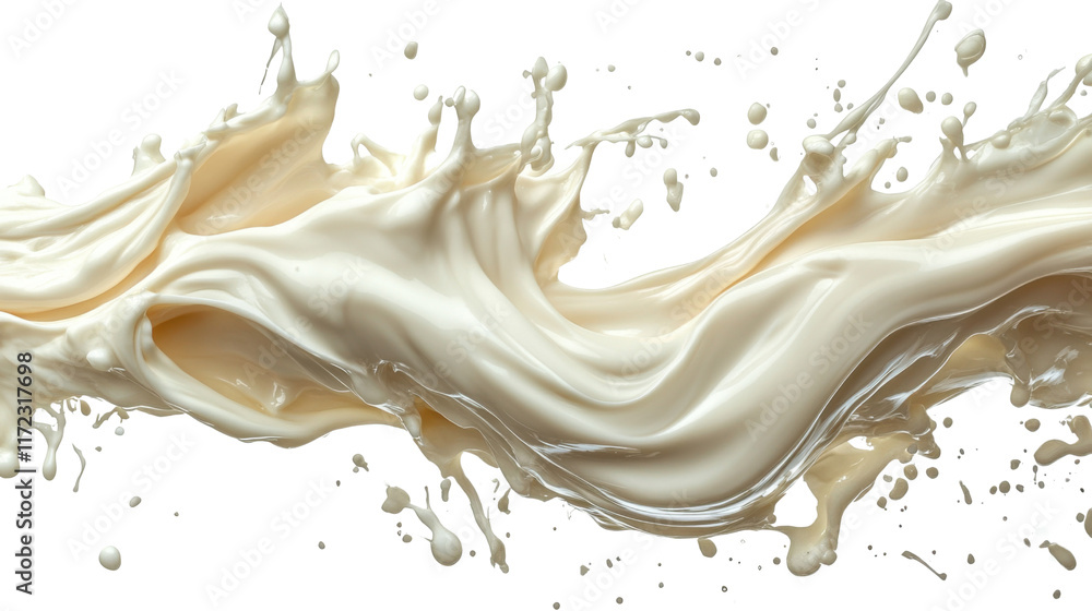 milk chocolate splash isolated on white background milk chocolate splash isolated on white background