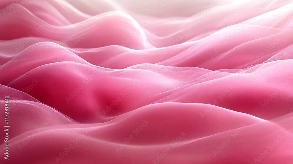 Obraz premium Abstract pink wavy texture background. (1)