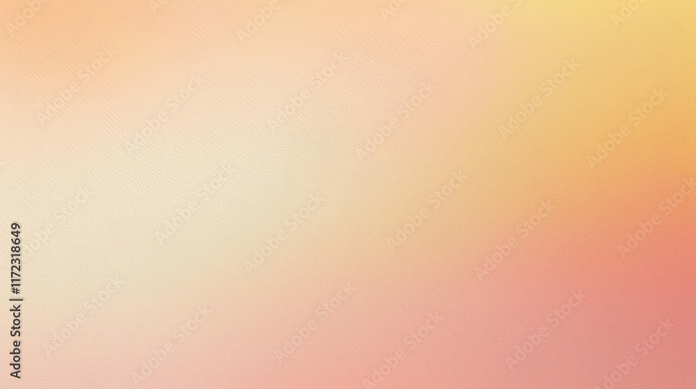 Obraz premium Soft cream, pastel yellow, and dusty rose gradient with noise texture, delicate abstract background. elegant designs, minimalist themes, and creative projects