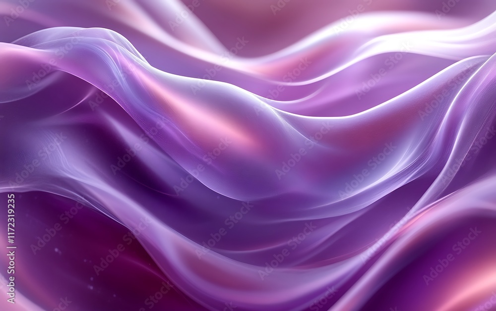 Abstract purple flowing fabric waves. (1) Abstract purple flowing fabric waves. (1)