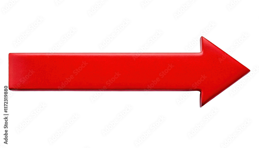 red arrow isolated on white background red arrow isolated on white background