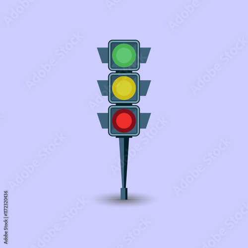 Traffic Lights  Lights  Urban Vector Graphic