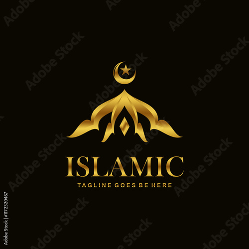 Islamic Logo Vector Art  Icons  and Graphics