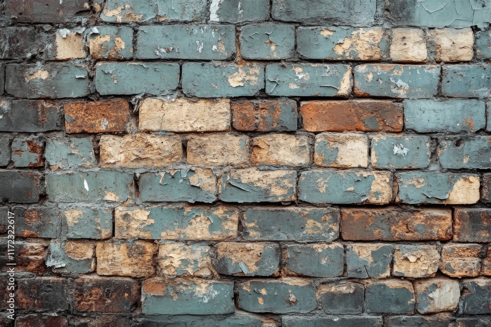 Old brick wall with various colorful weathered stones Old brick wall with various colorful weathered stones
