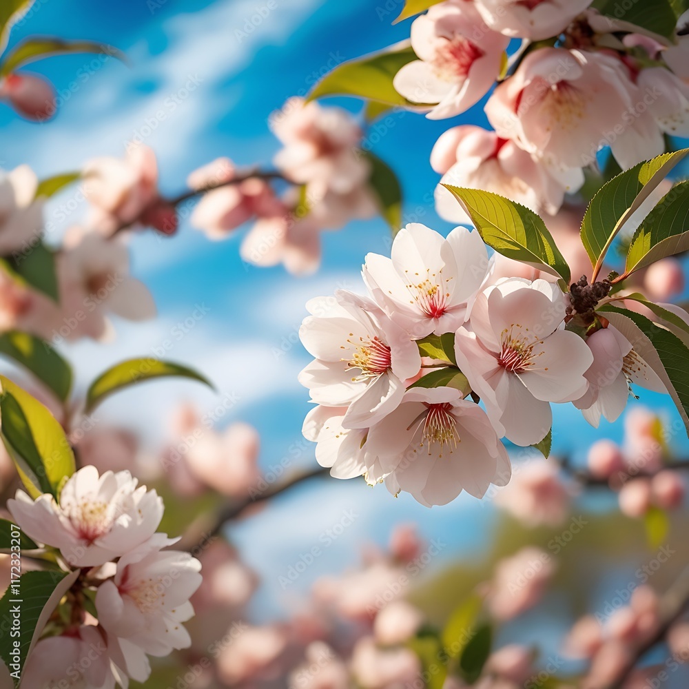 Obraz premium Beautiful peach blossoms