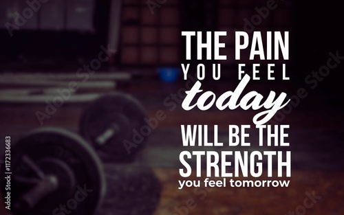 Motivational workout quotes to inspire fitness and exercise routines. Perfect for gym designs, posters, and apparel, emphasizing discipline, strength, and progress in fitness.