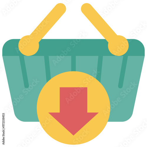 consumption flat icon