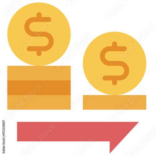 wealth flat icon