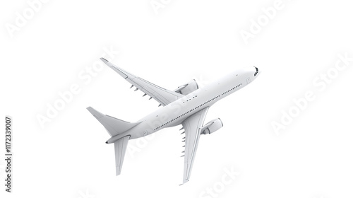 airplane isolated on white