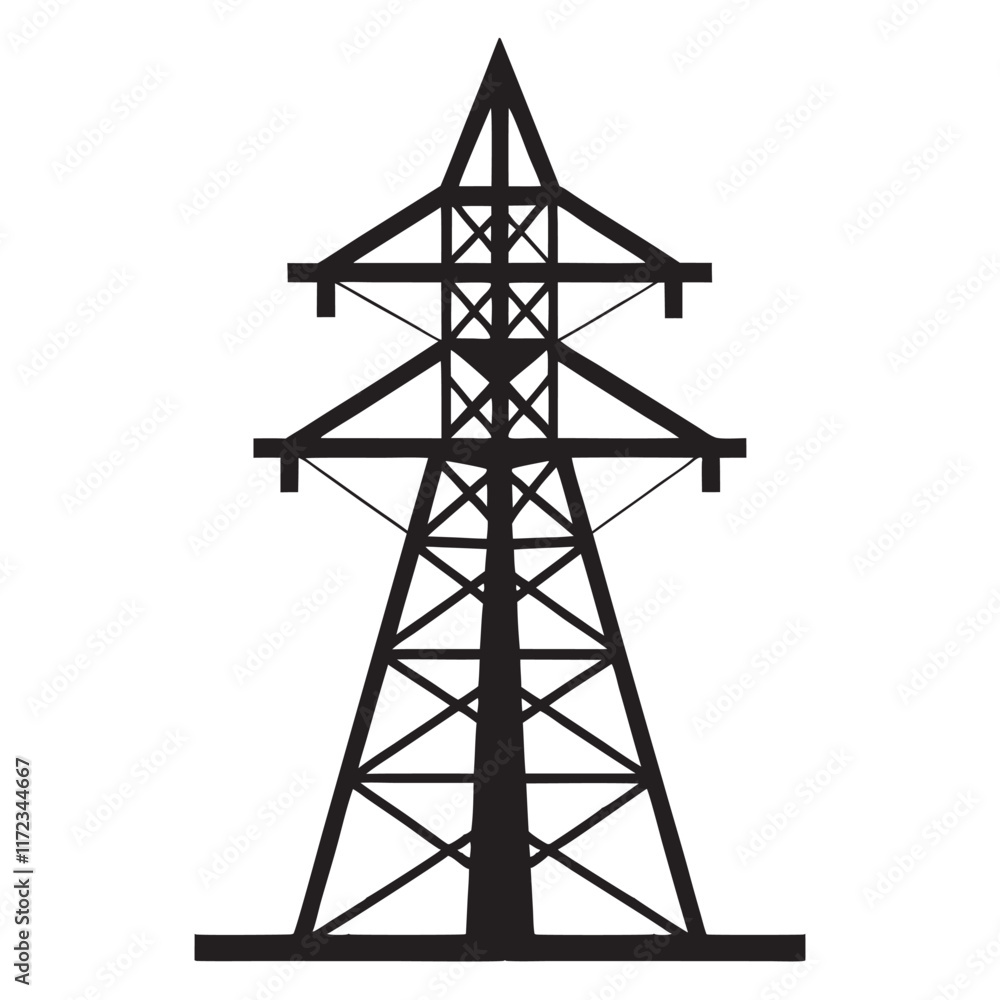 Print
Power tower silhouette Vector illustration Transmission tower icon set Isolated on white background
Print
Power tower silhouette Vector illustration Transmission tower icon set Isolated on white background