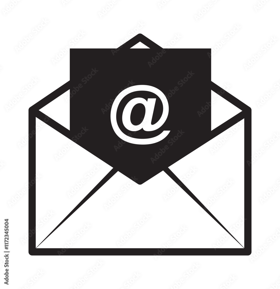 Print Mail icon vector. email icon vector. E-mail icon. Envelope illustration Print Mail icon vector. email icon vector. E-mail icon. Envelope illustration