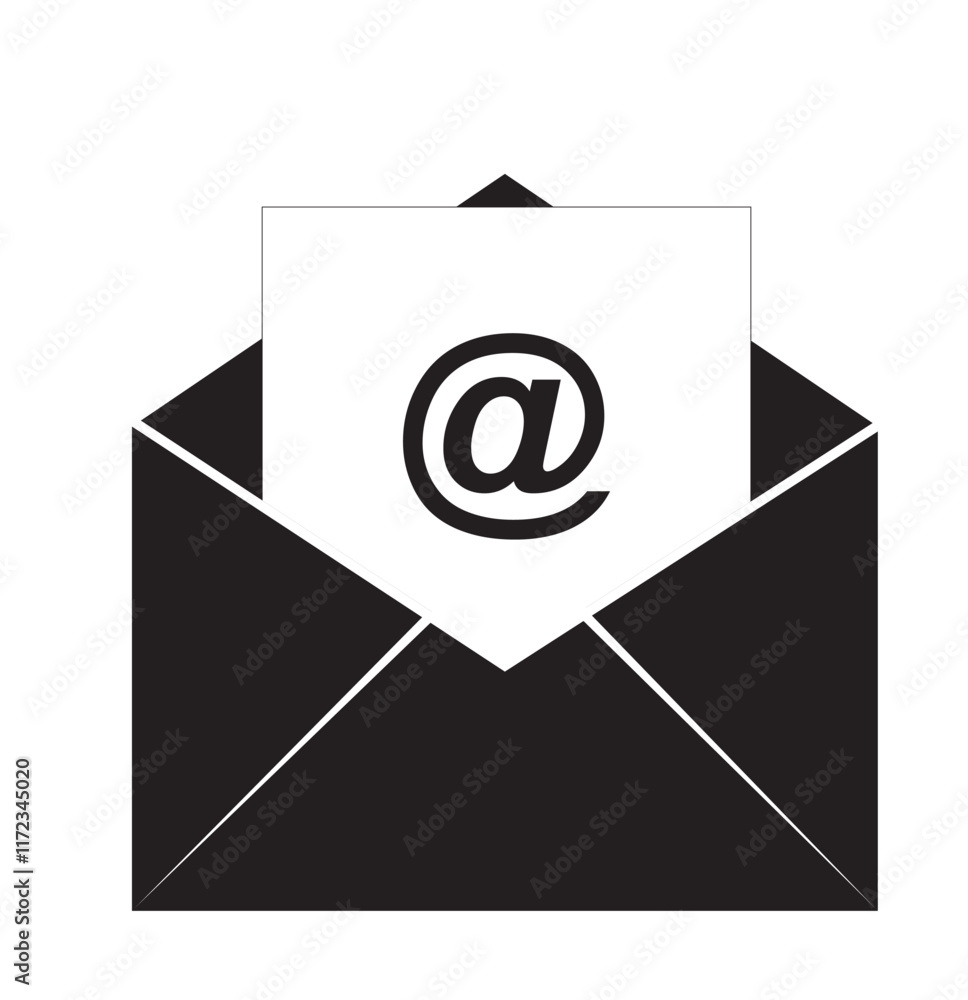 Print Mail icon vector. email icon vector. E-mail icon. Envelope illustration Print Mail icon vector. email icon vector. E-mail icon. Envelope illustration