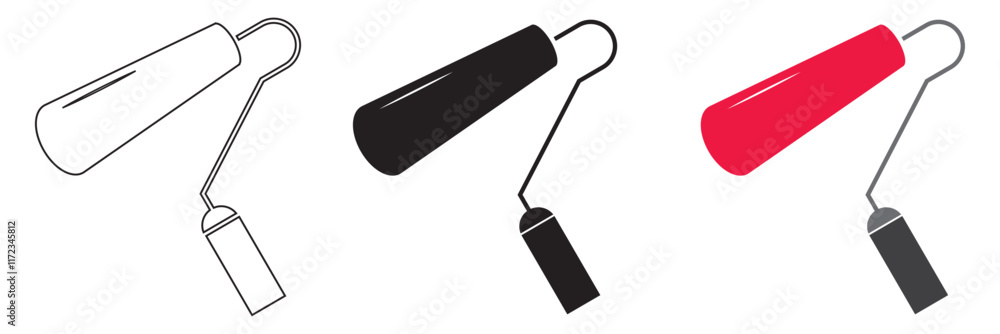 Print Paint Roller Icon Print Paint Roller Icon