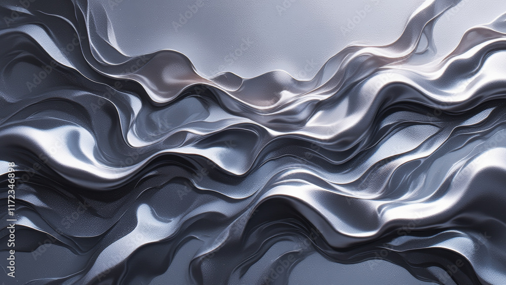 Fototapeta premium Abstract mesmerizing geomatric shape illustration background