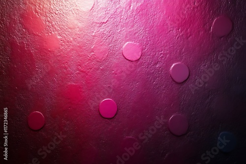 Abstract pink textured background with circles. photo