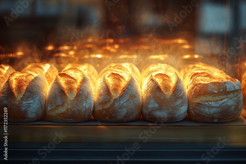 Close-up of glowing candles in a warm festive atmosphere photo