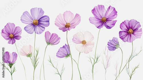 Wallpaper Mural Elegant wedding invitation card background vector. Minimal hand painted watercolor botanical flowers texture template background. Design for wedding, vip cover, poster, rsvp moderncard.Valentine's Day Torontodigital.ca