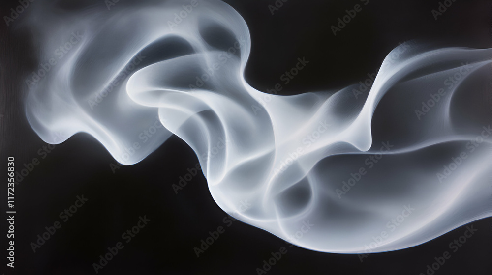 Ethereal wisps of smoke swirling gracefully. Ethereal wisps of smoke swirling gracefully.