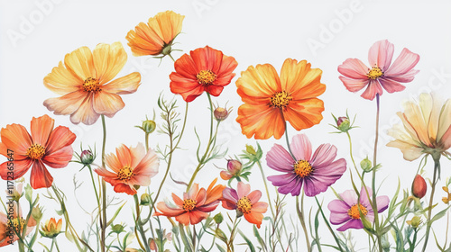 Wallpaper Mural Elegant wedding invitation card background vector. Minimal hand painted watercolor botanical flowers texture template background. Design for wedding, vip cover, poster, rsvp moderncard.Valentine's Day Torontodigital.ca