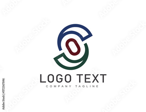 Letter s shape design abstract business logo icon design Company logotype branding emblem idea