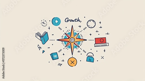 personalized online education, Online Learning Growth and Exploration Concept