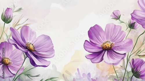 Wallpaper Mural Elegant wedding invitation card background vector. Minimal hand painted watercolor botanical flowers texture template background. Design for wedding, vip cover, poster, rsvp moderncard.Valentine's Day Torontodigital.ca