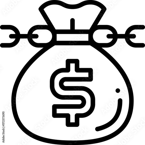 debt line icon
