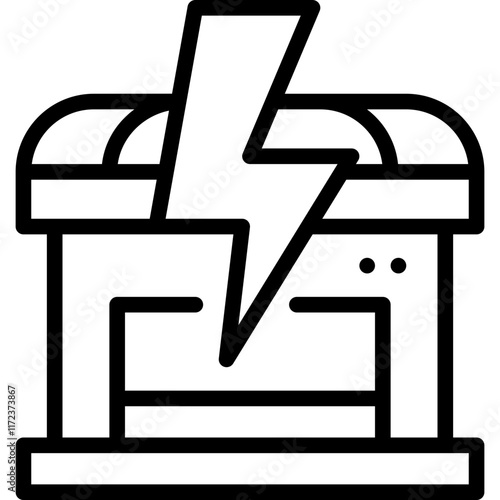 insolvency line icon