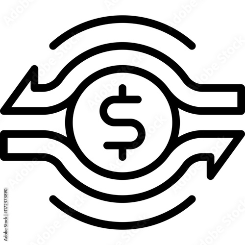 liquidity line icon