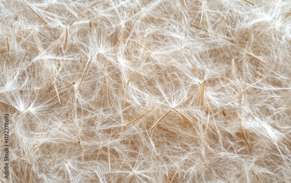 Obraz premium A top-down, one-dimensional view of ultra-fine paper with minimal texture, showing tiny fibers that create a smooth, perfectly flat surface. 