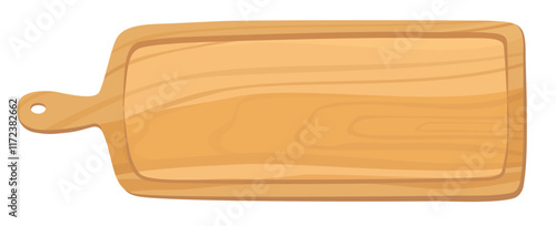 Frame of wooden serving board. Platter, Plates. Hand drawn vector illustration.