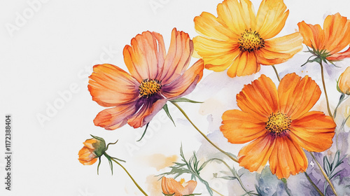 Wallpaper Mural Elegant wedding invitation card background vector. Minimal hand painted watercolor botanical flowers texture template background. Design for wedding, vip cover, poster, rsvp moderncard.Valentine's Day Torontodigital.ca