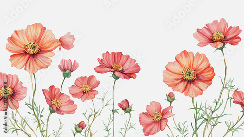 Wallpaper Mural Elegant wedding invitation card background vector. Minimal hand painted watercolor botanical flowers texture template background. Design for wedding, vip cover, poster, rsvp moderncard.Valentine's Day Torontodigital.ca