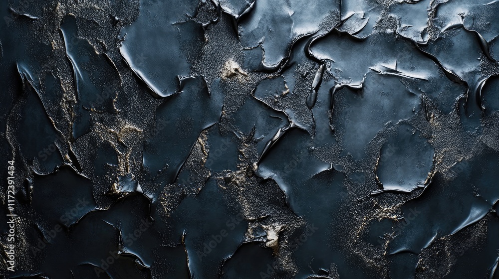 Abstract textured background of oxidized metal surface with cracked layers and dark patina ideal for artistic designs and industrial themes. Abstract textured background of oxidized metal surface with cracked layers and dark patina ideal for artistic designs and industrial themes.