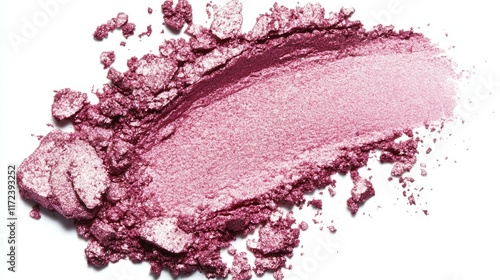 Elegant Pink Eyeshadow Powder Swatch for Beauty and Makeup Artistic Designs photo