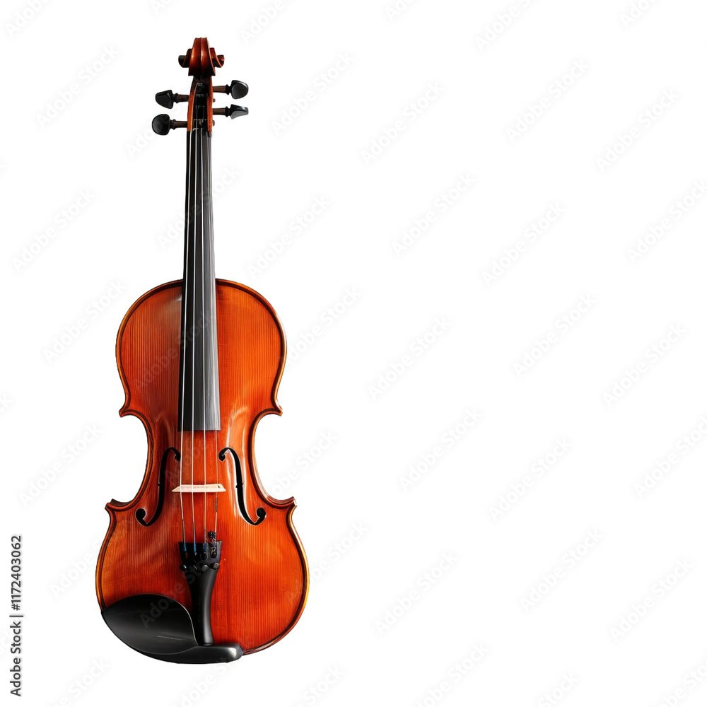 Obraz premium violin isolated on white background