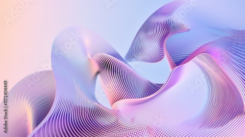 Light purple pink lilac abstract background with lines and a charming color gradient, presenting a visually appealing look for various decorative or creative purposes. The soft hues blend harmoniously