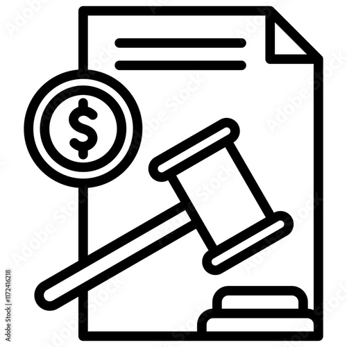 Merger And Acquisition Line Icon