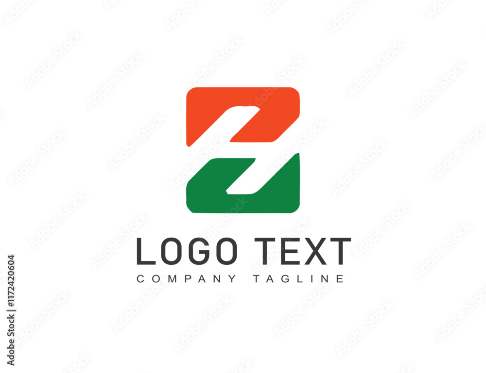 H letter logo with abstract shape H letter logo with abstract shape