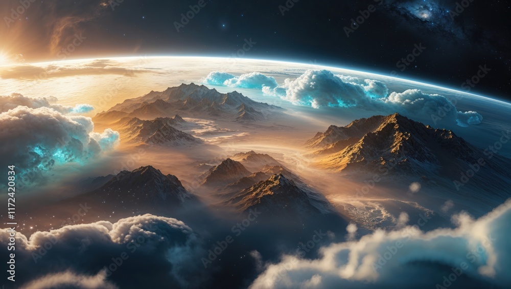 Fototapeta premium Galactic Eden