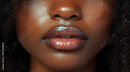 Cold sores on lips understanding herpes simplex health awareness and treatment options in close-up photography photo