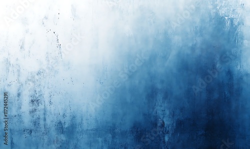 Blue texture of a plastered wall background pattern design. Blue watercolor background wallpaper. Raster bitmap digital
