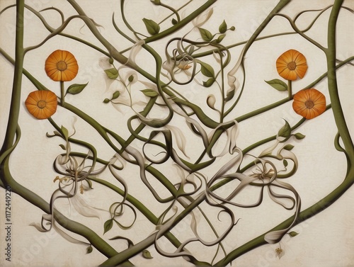 vintage floral background