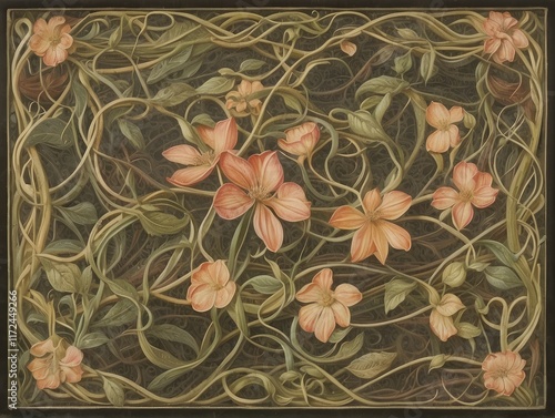 vintage floral background