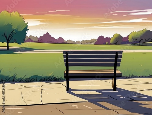 bench in the park