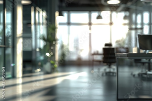 Wallpaper Mural Blurry office setting perfect for presentations. Torontodigital.ca