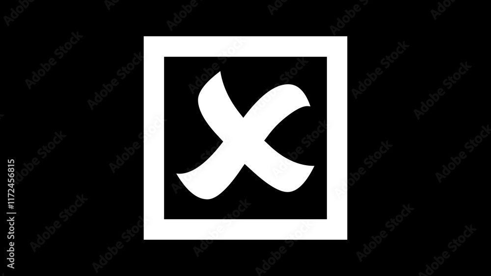 Checkbox icon white color in black background Checkbox icon white color in black background