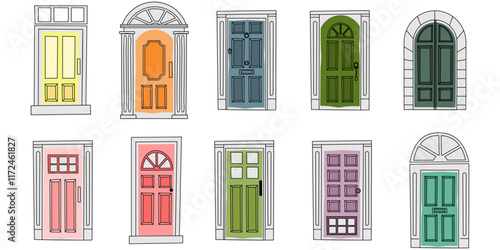 Front Door Vector
