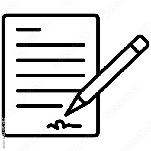 Contract Line Icon Style