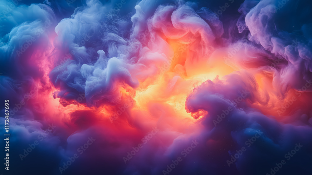 Abstract Smoke Swirls: A vibrant, ethereal abstract background image. The smoke, with its swirling, ethereal forms, is illuminated by a warm, orange glow. Abstract Smoke Swirls: A vibrant, ethereal abstract background image. The smoke, with its swirling, ethereal forms, is illuminated by a warm, orange glow.